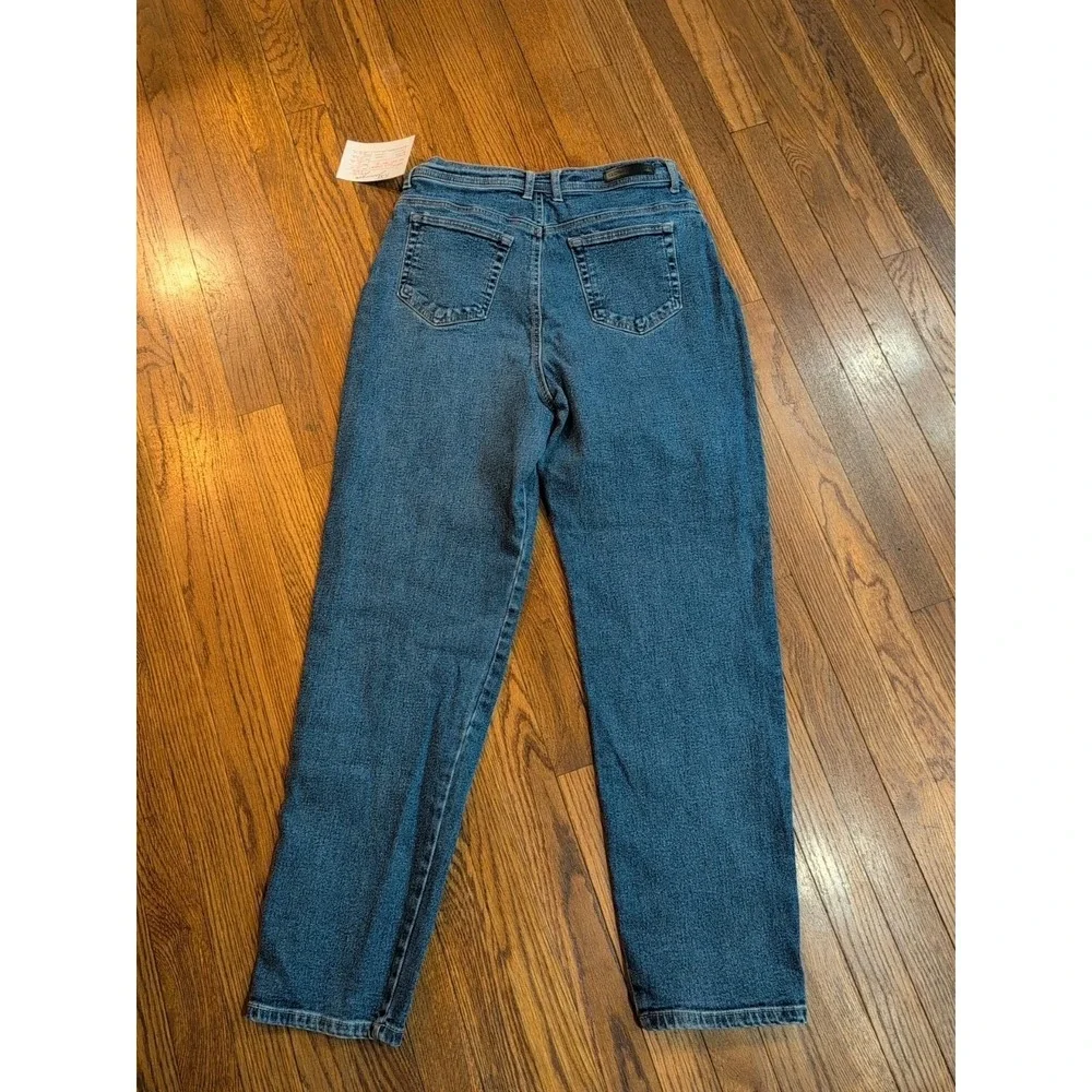 Gloria Vanderbilt Medium Wash Taper Leg Hi Rise Stretch Jeans Jegging Sz 12‎